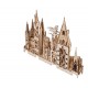 Maqueta de madera del Castillo de Hogwarts de Harry Potter