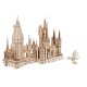 Maqueta de madera del Castillo de Hogwarts de Harry Potter