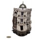 Maquete de madeira da Corrida de Bolinhas Gringotts