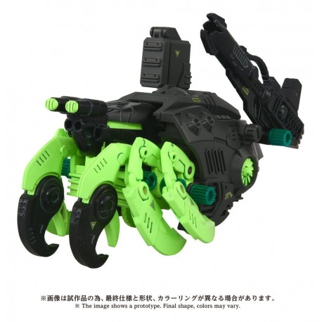 Maquete Zoids Sea Panther 1/72 com luzes LED