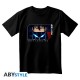 Camiseta negra de Solo Leveling con diseño Arise