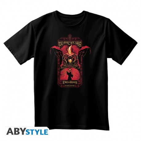 Camiseta negra unisex You Shall Not Pass de El Señor de los Anillos