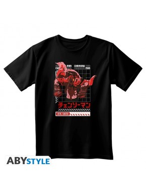 Camiseta negra unisex con diseño Chainsaw Man Devil Hunter