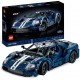 Modelo LEGO Technic Ford GT 2022 em azul e branco