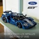 Modelo LEGO Technic Ford GT 2022 em azul e branco