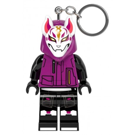 Llavero LEGO Fortnite Drift con máscara y luz