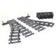 Trilhos e agulhas LEGO para trens, set 60238
