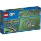 Trilhos e agulhas LEGO para trens, set 60238