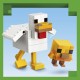Set LEGO Minecraft con gallina jockey y mini zombie