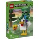 Set LEGO Minecraft con gallina jockey y mini zombie