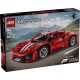 Carro LEGO Technic Ferrari vermelho com listras