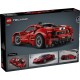 Carro LEGO Technic Ferrari vermelho com listras