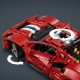 Carro LEGO Technic Ferrari vermelho com listras