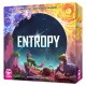 Caixa do jogo de tabuleiro Entropy com design galáctico