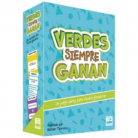caja del juego de mesa Verdes Siempre Ganan