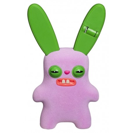 Figura Fuggler Rabid Rabbit color lila con orejas verdes