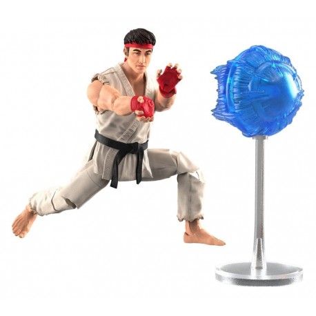 Figura de acción Ryu de Street Fighter con accesorio Hadoken