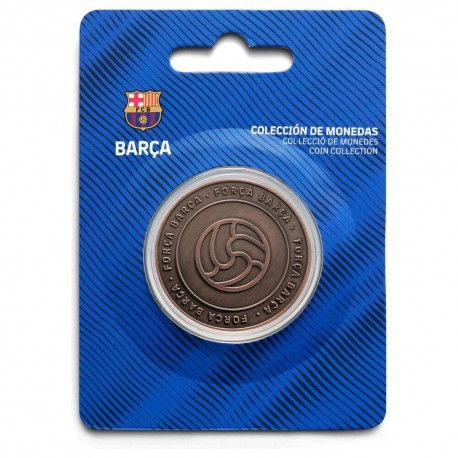 Moneda oficial FC Barcelona en cobre