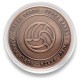 Moneda oficial FC Barcelona en cobre