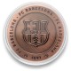 Moneda oficial FC Barcelona en cobre