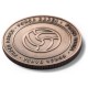 Moneda oficial FC Barcelona en cobre