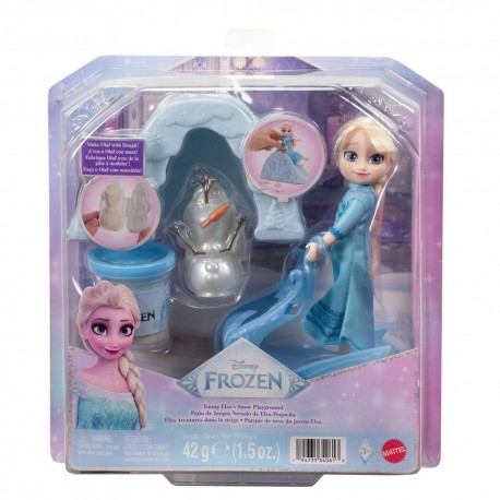 Figura de Elsa y Olaf de Frozen con accesorios de Mattel