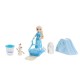 Figura de Elsa y Olaf de Frozen con accesorios de Mattel