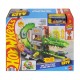 Pista Hot Wheels City con cocodrilo y coche