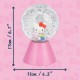 Lâmpada LED Hello Kitty com glitter e mudança de cor