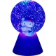 Lâmpada LED Hello Kitty com glitter e mudança de cor