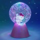 Lâmpada LED Hello Kitty com glitter e mudança de cor