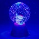 Lâmpada LED Hello Kitty com glitter e mudança de cor