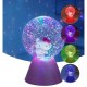 Lâmpada LED Hello Kitty com glitter e mudança de cor
