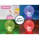 Lâmpada LED Hello Kitty com glitter e mudança de cor