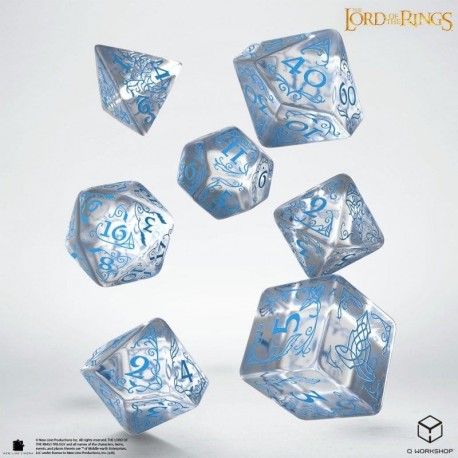 Set de 7 dados Rivendel El Señor de los Anillos