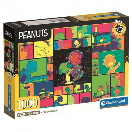 Caja del puzzle Snoopy de 1000 piezas de Clementoni
