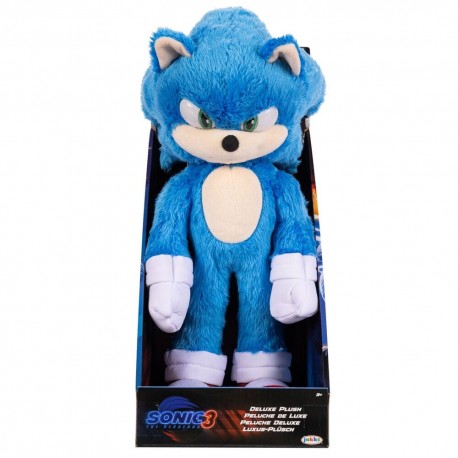 Pelúcia Sonic Deluxe de 32cm em caixa original