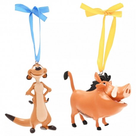 Décorations de Noël Le Roi Lion Disney Timon et Pumbaa