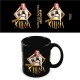 Taza negra con diseño de Mira de KPOP Demon Hunters