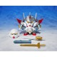 Figura Tamashii Nations Versal Knight Gundam con armadura y espada