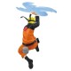 Figura Naruto Uzumaki 22 cm executando Rasengan