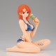 Figura de Nami en bikini azul con helado de Banpresto