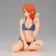 Figura de Nami en bikini azul con helado de Banpresto