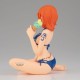 Figura de Nami en bikini azul con helado de Banpresto