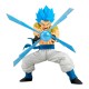 Figurine de Gogeta de Dragon Ball Super avec effet d'énergie.