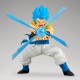 Figurine de Gogeta de Dragon Ball Super avec effet d'énergie.