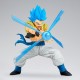 Figurine de Gogeta de Dragon Ball Super avec effet d'énergie.