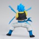 Figurine de Gogeta de Dragon Ball Super avec effet d'énergie.