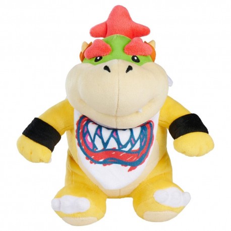 Peluche de Bowser Junior de Super Mario Bros 22cm