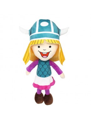 Peluche de Vicky El Vikingo de 60 cm con casco azul